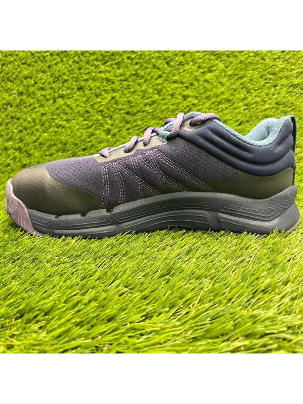 Timberland Pro XR-1 Womens Size 9 Purple Blue Black Alloy Toe Safety Work Shoes